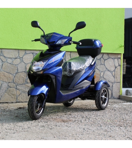 ЕЛЕКТРИЧЕСКА ТРИКОЛКА-СКУТЕР MAX SPORT 1500W BLUE