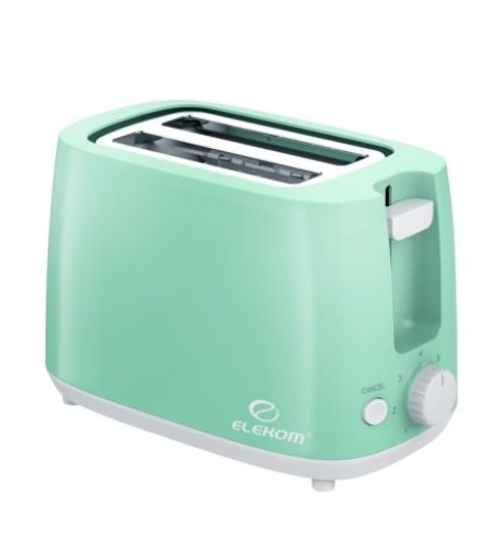 Тостер ЕК-0203, 750W, Стоп бутон, 2 филийки, 6 степени
