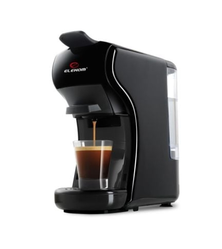 Кафе машина мултифункционална 5 в 1 EK-504, 1450W, 19 бара налягане, Капсули