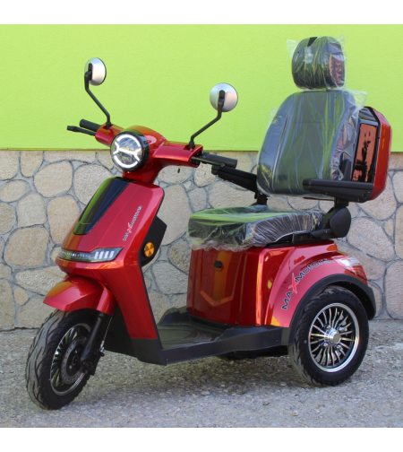 Електрическа триколка Max Motors FM2 PRO 1800W, 25Ah, RED