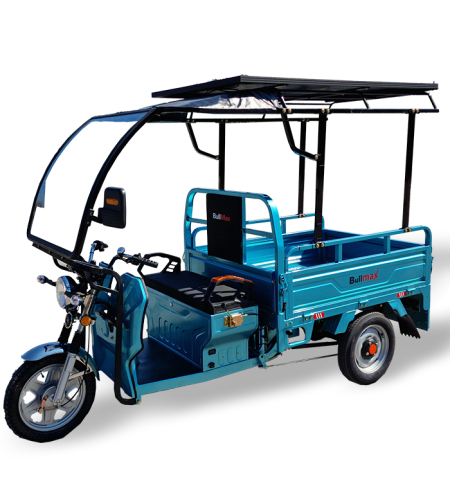 Селскостопанска Електрическа соларна карго триколка Bullmax S-800 | 2000W, 60V, 50AH