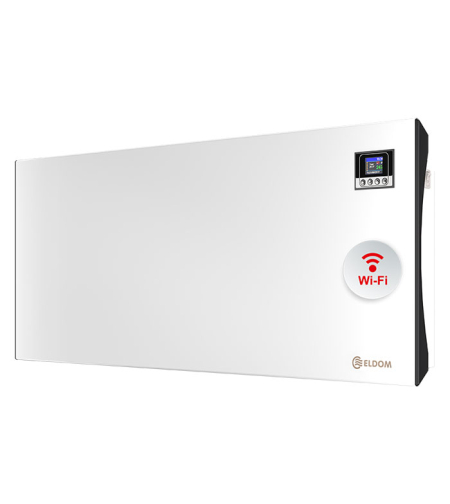 Конвектор Eldom Galant RH02W25W-W WiFi, 2500W, Електронен програмируем термостат