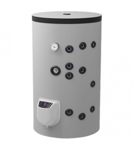 Стоящ бойлер Eldom FV15060S2E 150л електронно управление с две серпентини