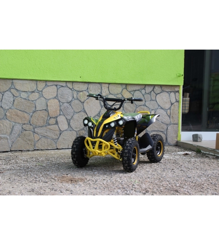 Детско бензиново ATV MaxMotors Grizzly SPORT – BLACK & YELLOW