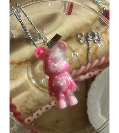 Колие-''Glliter LOVE bear