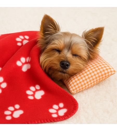 Коледно одеяло за кучета и котки