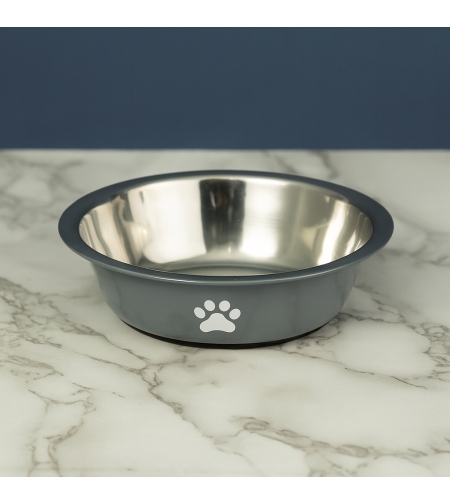 Малка метална купичка за котки