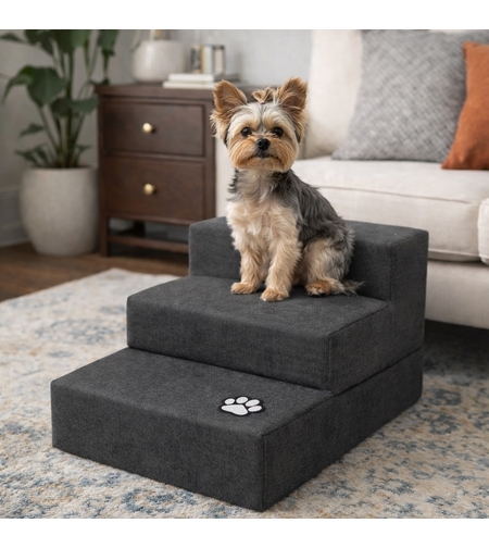 Тройни стълби за дребни породи кучета и котки