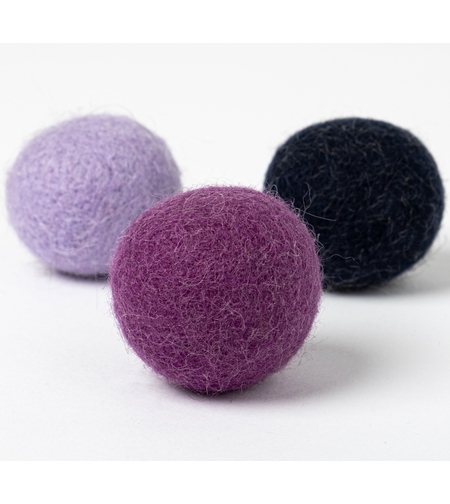 Ръчно изработени топчета за котки PURPLE