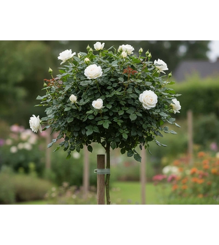 Щамбова роза - бяла