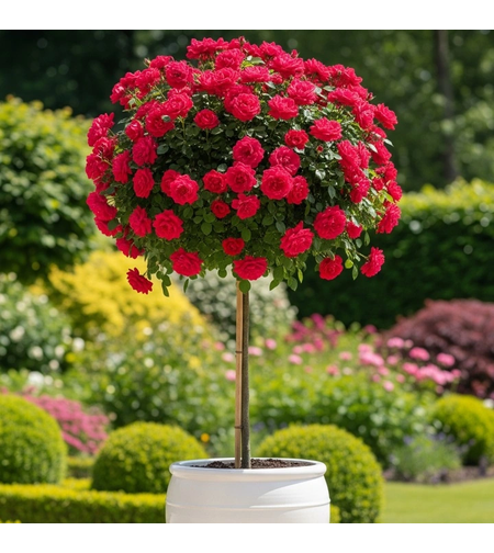 Щамбова роза - червена