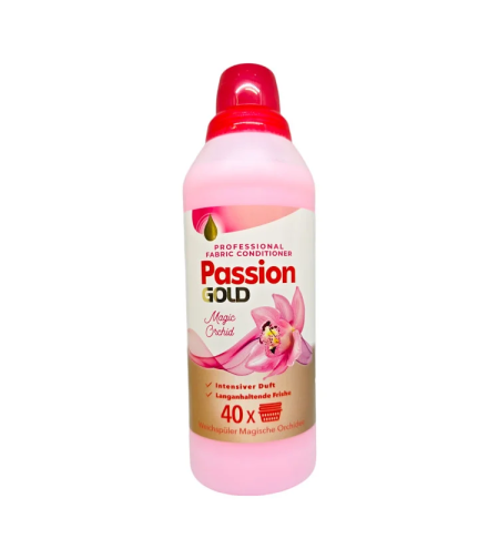 PASSION GOLD омекотител за пране, 1 литър, 40 пранета