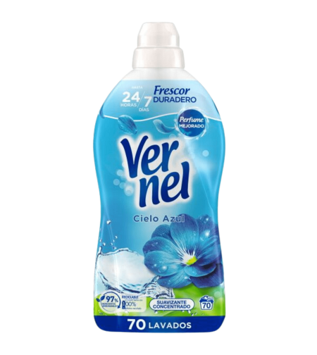 Омекотител Vernel Cielo Azul, 1,260 л, 70 пранета