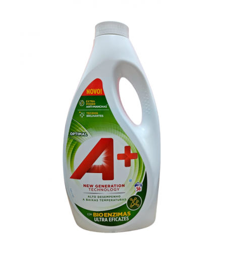 Перилни Препарати - A+ Optimal 2.800л. Течен перилен препарат
