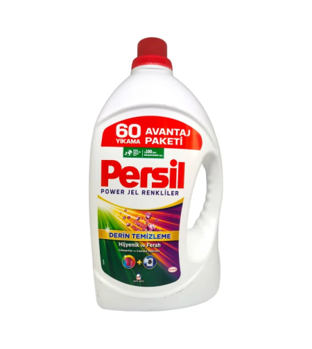 PERSIL течен перилен препарат, 60 пранета, 3900мл, Цветно пране