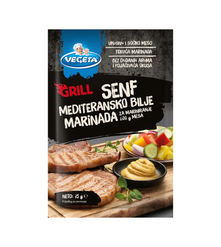 Vegeta Grill Senf Марината с горчица и средиземноморски билки, течна