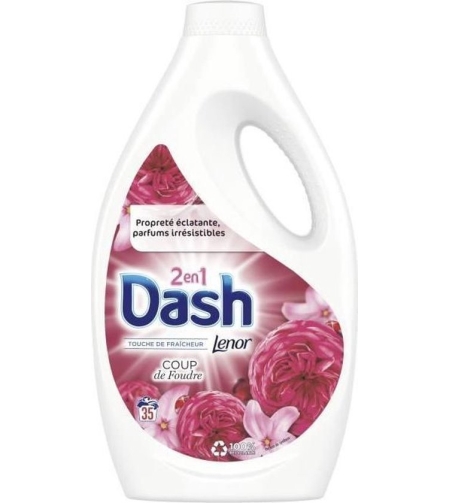 Dash 2en1 Lessive Liquide – Универсален течен перилен препарат 35пр. 1750л