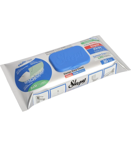 SLEEPY мокри кърпи за почистване, Баня и санитария, 30 броя