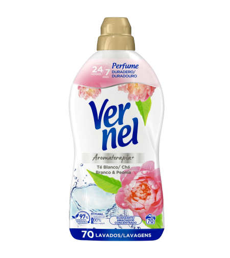 Омекотител Vernel Aromaterapia Peonia, 1,260 л, 70 пранета