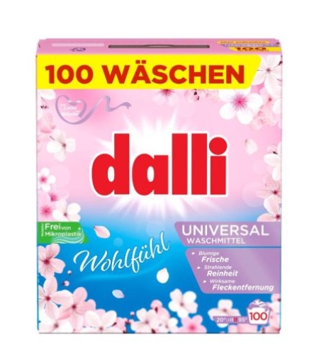 Универсален Прах за Пране Dalli Universal Wohlfühl 6 кг