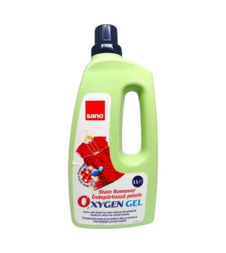 SANO препарат против петна от дрехи, oxygen gel, 1000мл