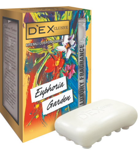 DEXCLUSIVE Тоал.КРЕМ Сапун 4х100гр. EUPHORIA GARDEN