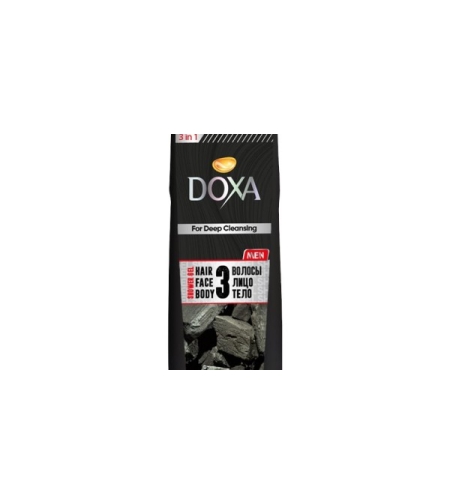 ДУШ ГЕЛ ДОКСА МЪЖКИ 3в1 400 мл. / Activated Charcoal