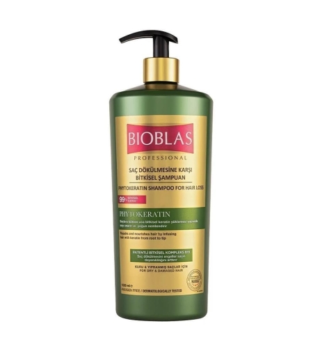 BIOBLAS Шампоан против косопад Фитокератин, 1L