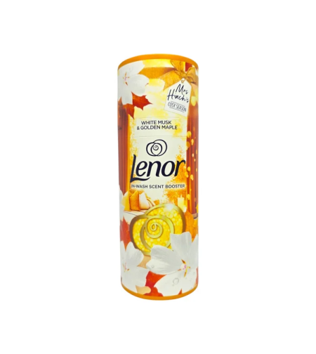 LENOR омекотител за пране на кристали, 176гр, White musk & Golden Maple