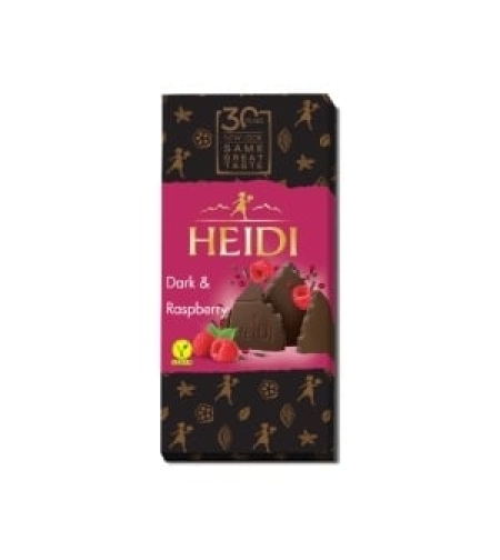 HEIDI тъмен шоколад с Малина