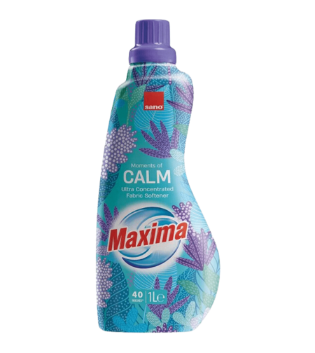Омекотител Sano Maxima Calm, 1 литър, 40 пранета