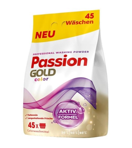 Прах за Пране на Цветни Материи Passion Gold 45 пр
