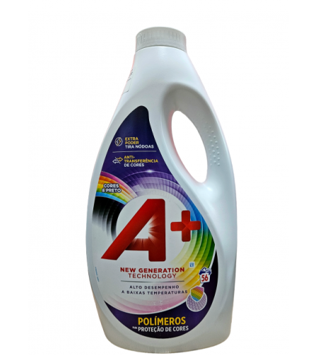 Перилни Препарати - A+ Colour/Black 2.800л. Течен перилен препарат