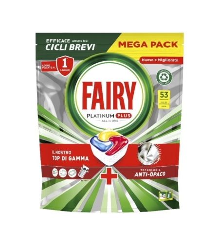 таблетки съдомиялна Fairy Platinum PLUS 53бр