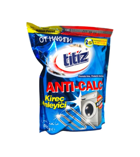 TITIZ препарат против котлен камък за пералня, Anti-Calc, 500гр