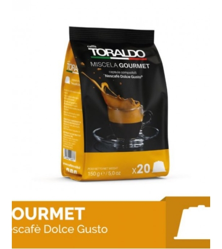 Toraldo Gourmet 20 бр. съвместими с Dolce Gusto
