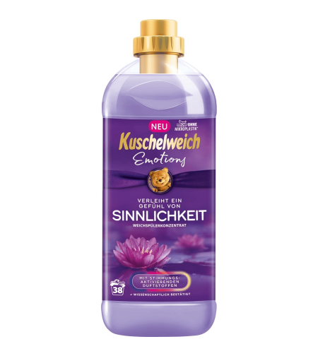 Омекотител Kuschelweich Emotion Sensuality, 1 литър, 38 изпирания