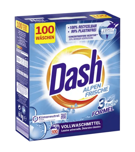 Прах DASH 6кг 100 пранета УНИВЕРСАЛЕН