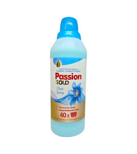 PASSION GOLD омекотител за пране, 1 литър, 40 пранета, Fresh Spring