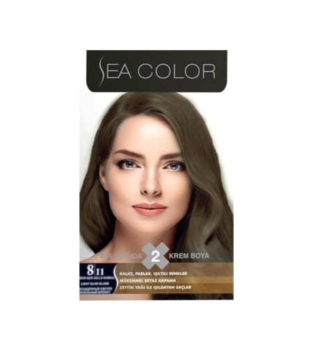 БОЯ ЗА КОСА СИЙ КОЛОР 8.11 LIGHT OLIVE BLONDE