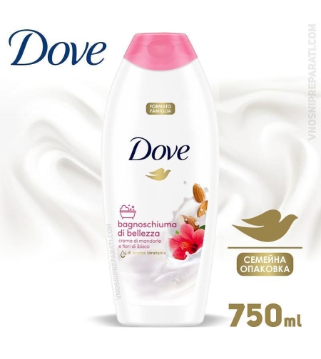 Dove Crema di Mandorle e Fiori di Ibisco душ гел 750 мл
