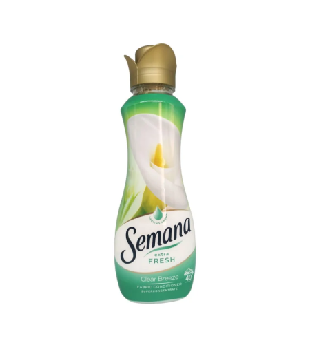 SEMANA омекотител за пране, Extra fresh, Clear breeze, 40 пранета, 800мл