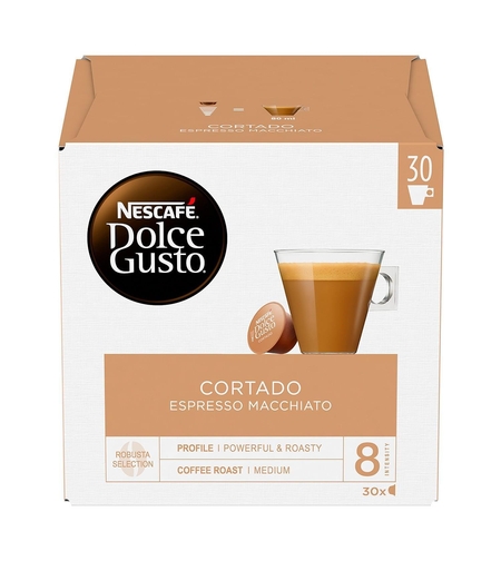 Кафе капсули NESCAFE Dolce Gusto Cortado Espresso Macchiato 30 бр.