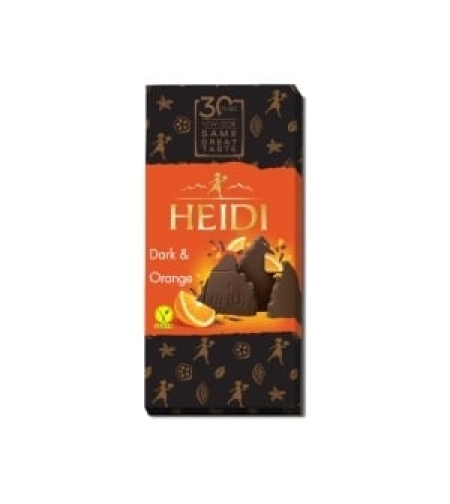 HEIDI тъмен шоколад с портокал