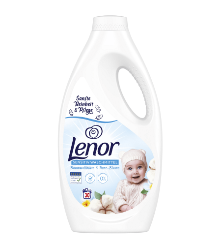 Течен перилен препарат Lenor Sensitiv, 1,250 л,25  пранета