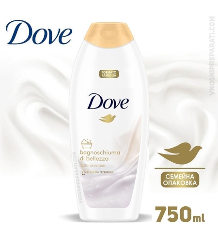 Dove Seta Preziosa душ гел 750 мл