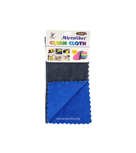 Кърпи микрофибър абсорбент двуцветни ZIG-ZAG, 30х30см., Z-329.