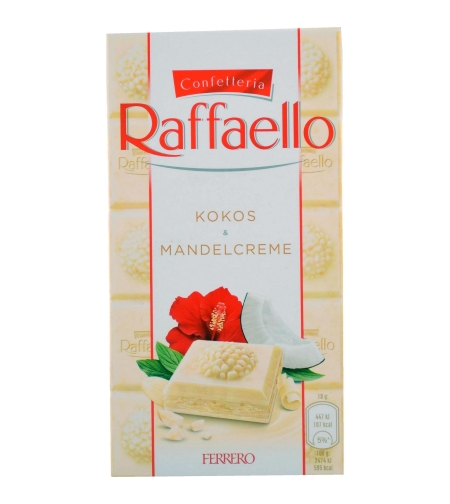 Любими Raffaello шоколад с кокос и бадем (90 г)