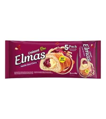 ELMAS кроасан - МАКС ДУО - Вишна & Ванилия