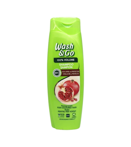 WASH&GO шампоан за коса, Нар, 360мл